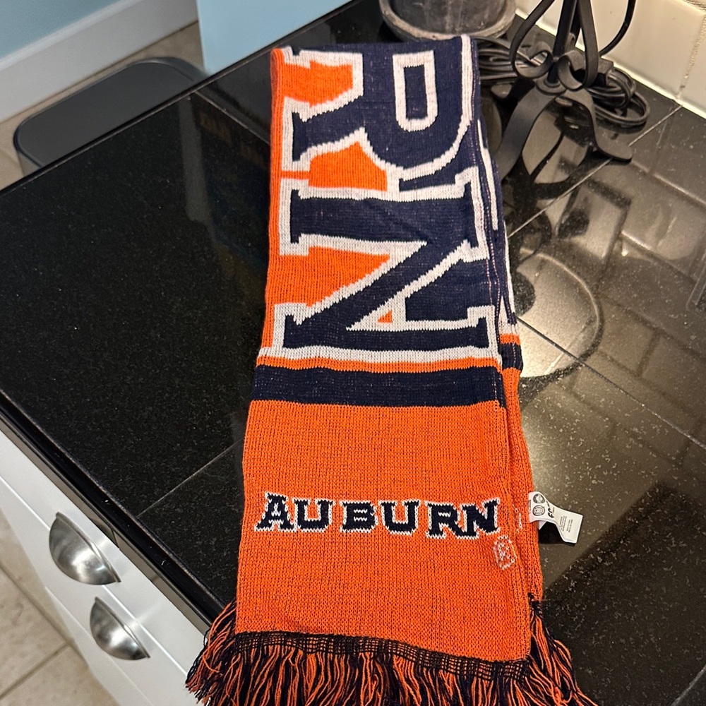 Auburn Orange and Navy Scarf